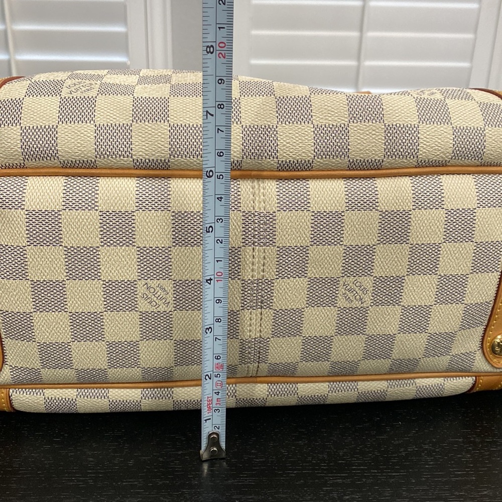 Louis Vuitton White Damier Shoulder Bag - Picture 16 of 16